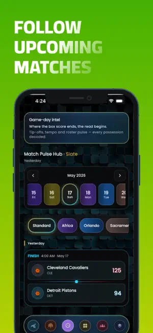 EMZ Sports: Live Match Tracker iPhone screenshot 5