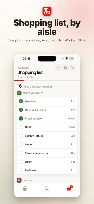 Weekly Menu & Meal Planner screenshot 2