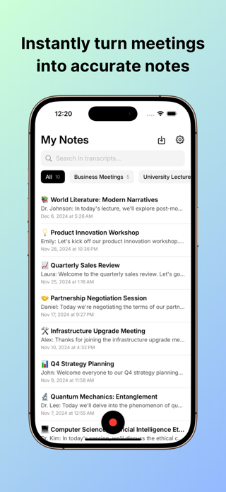 My Notes AI: AI Note Taker Screenshot 1 of 3