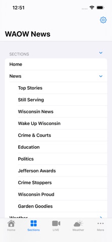 News 9 WAOW iPhone screenshot