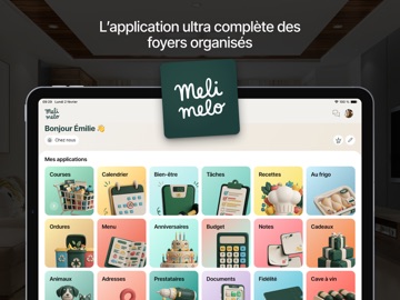 Melimelo - Gestion de foyer iPad screenshot