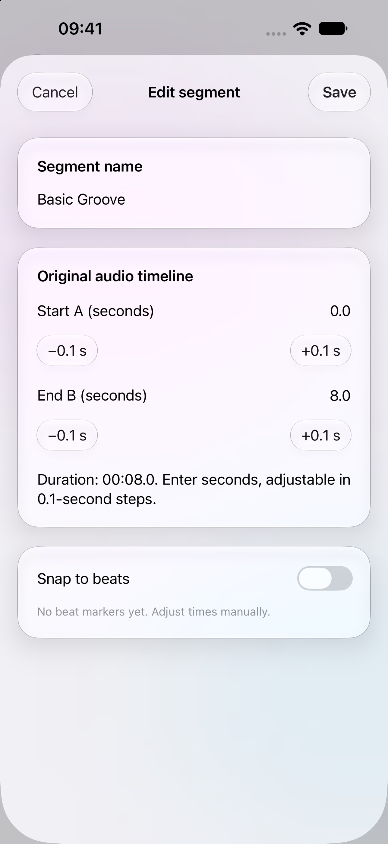 Screenshot 3 of LoopStep: Slow & Loop Audio