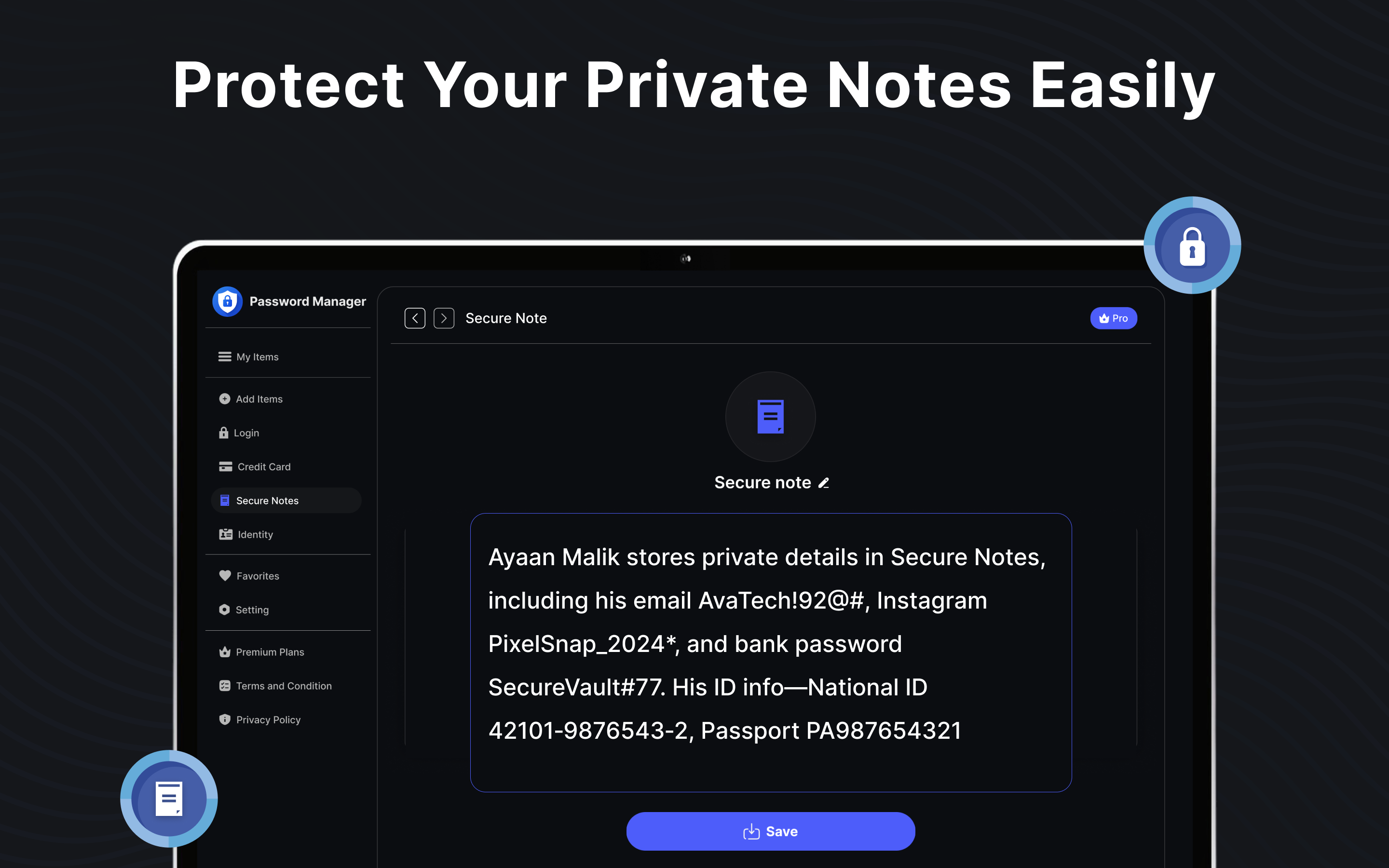 Password Manager & Safe Pass