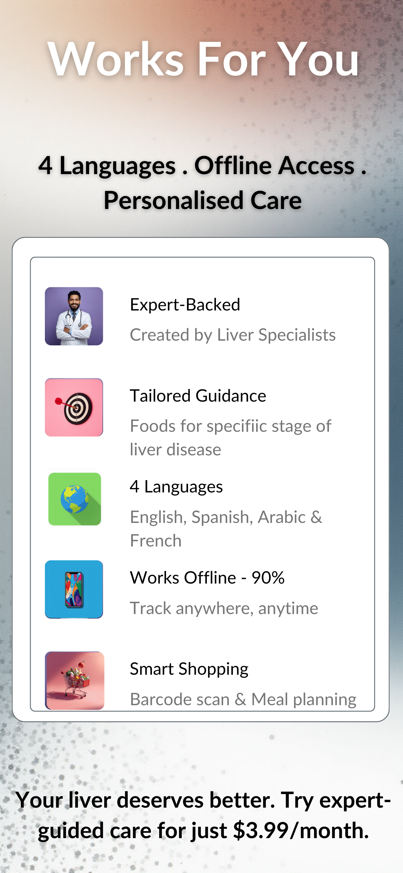 Liver Nutrition App