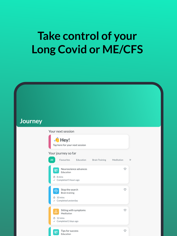 Freeme - ME/CFS and Long Covid iPad screenshot 4 - Medical app