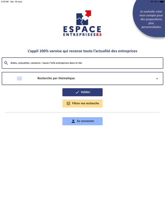 Screenshot #4 pour ESPACE ENTREPRISES 83