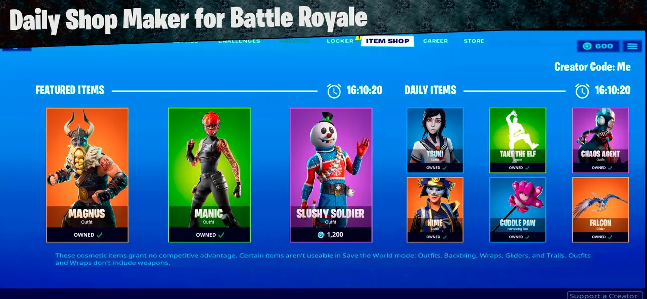 Screenshot #3 pour Shop Maker quotidien FortShop