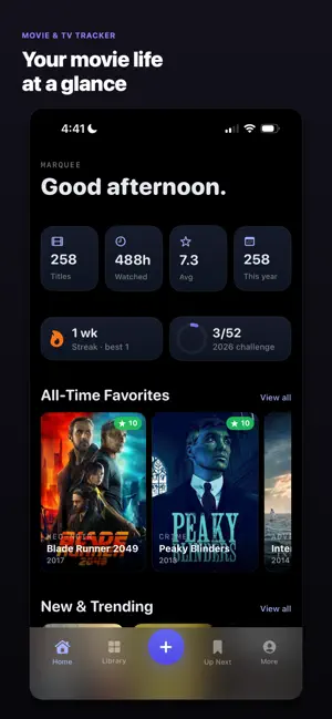Marquee - Movie Tracker screenshot 1