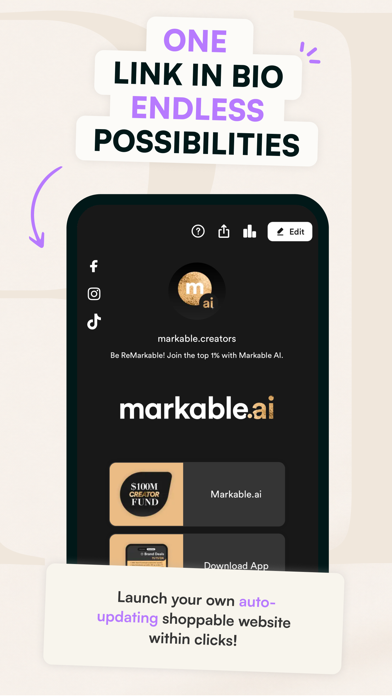 Markable AI Creator Automation iPhone screenshot