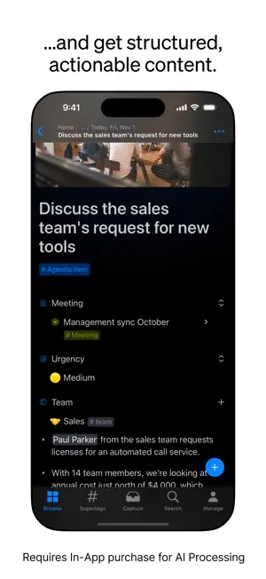 Tana Outliner screenshot 2