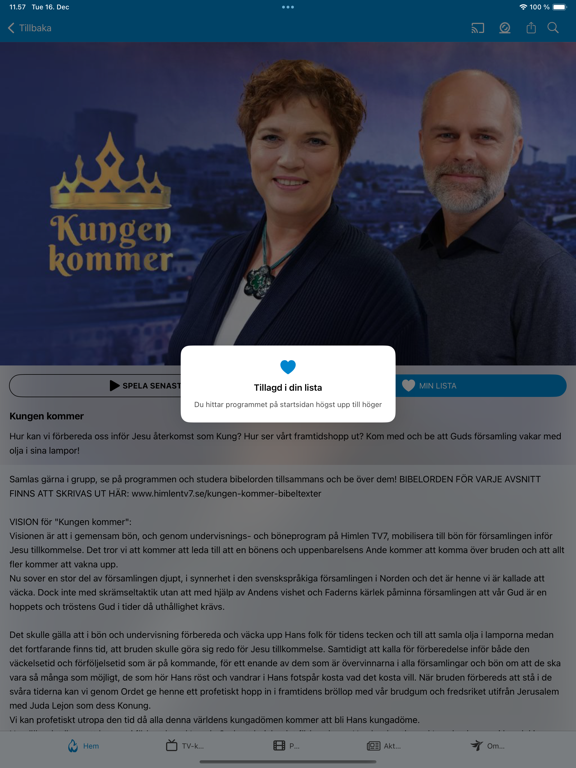 Screenshot #5 pour Himlen TV7 - kristen Play