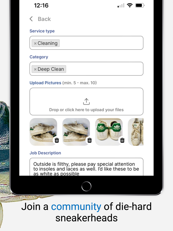 TNKR: Save Your Sneakers iPad screenshot 4 - Shopping app