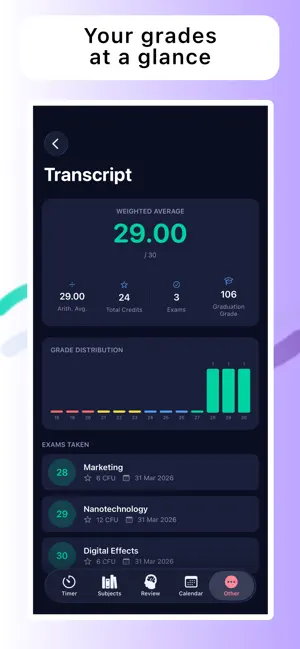 Aucta: Study, Timer & Grades screenshot 4