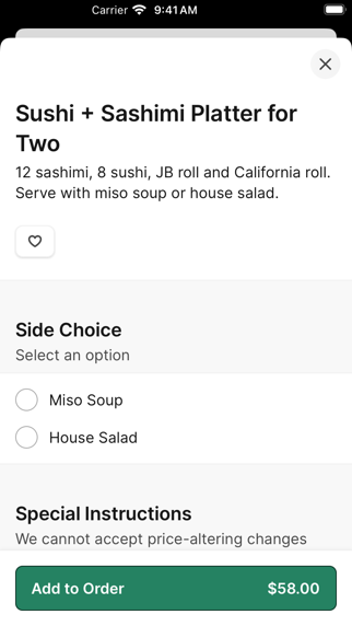 BAITONG Thai To Go iPhone screenshot 3 - Food & Drink app
