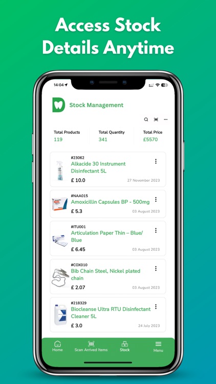 Denven Stock Management