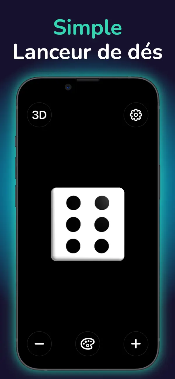 Screenshot #1 pour Dés – Dice Roll App