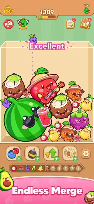 Fruit Clash: Drop & Merge screenshot 2