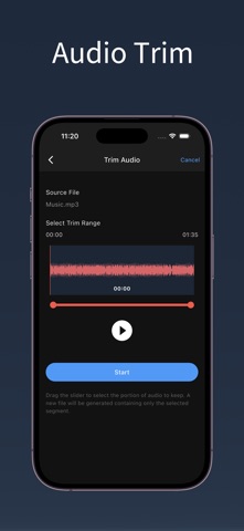 Audio Master - Music Editor iPhone screenshot