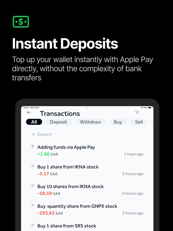 Awaed - Invest & Trade iPad screenshot