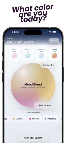 Sphere: Mood & Emotion Tracker Screenshot 2 of 5