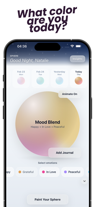Sphere: Mood & Emotion Tracker Screenshot 2 of 5
