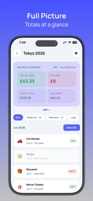 BillSplit: Split Bills & Tabs screenshot 4