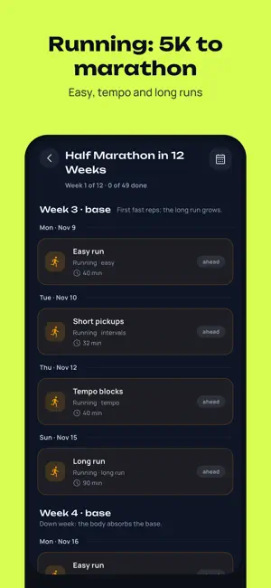 TrainX Fit: Run & Triathlon screenshot 2