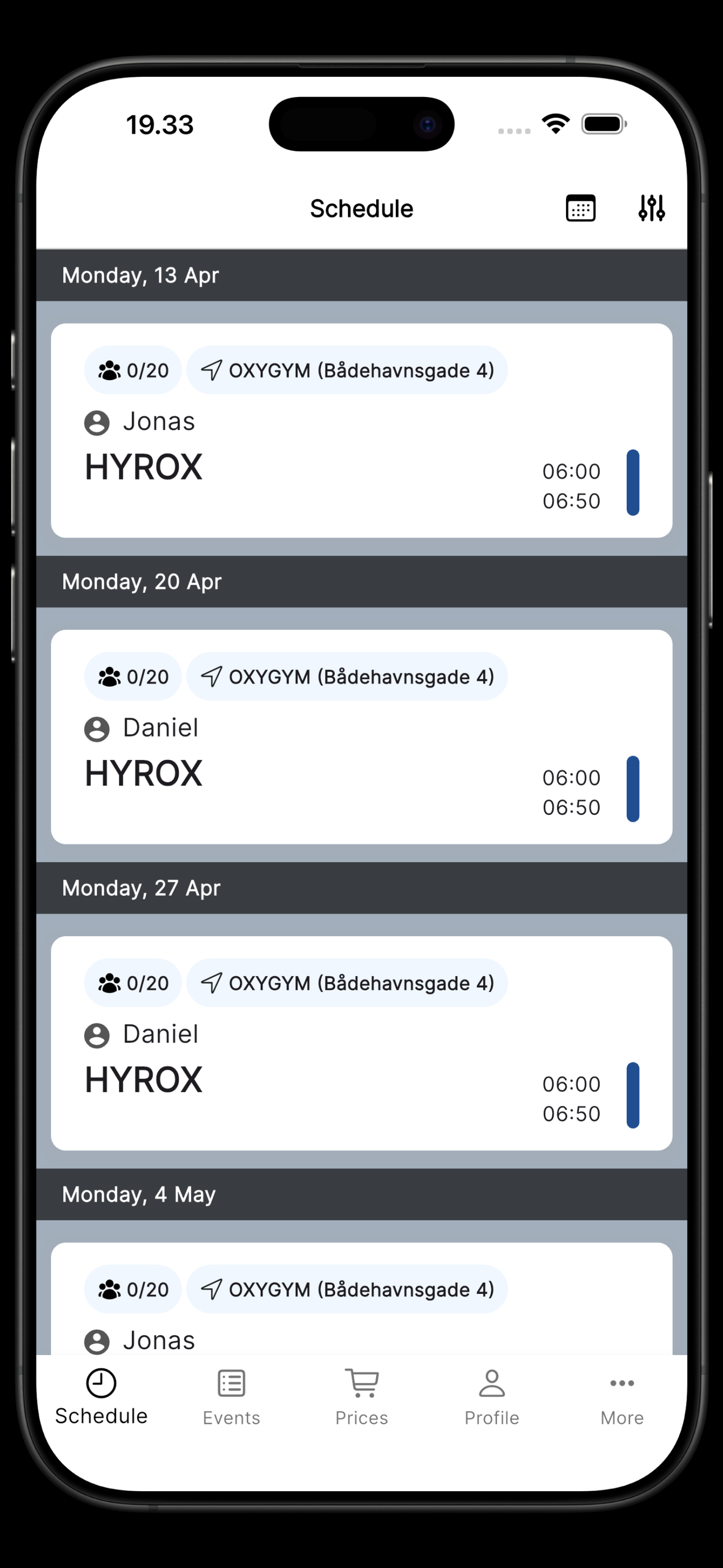 Oxygym Copenhagen