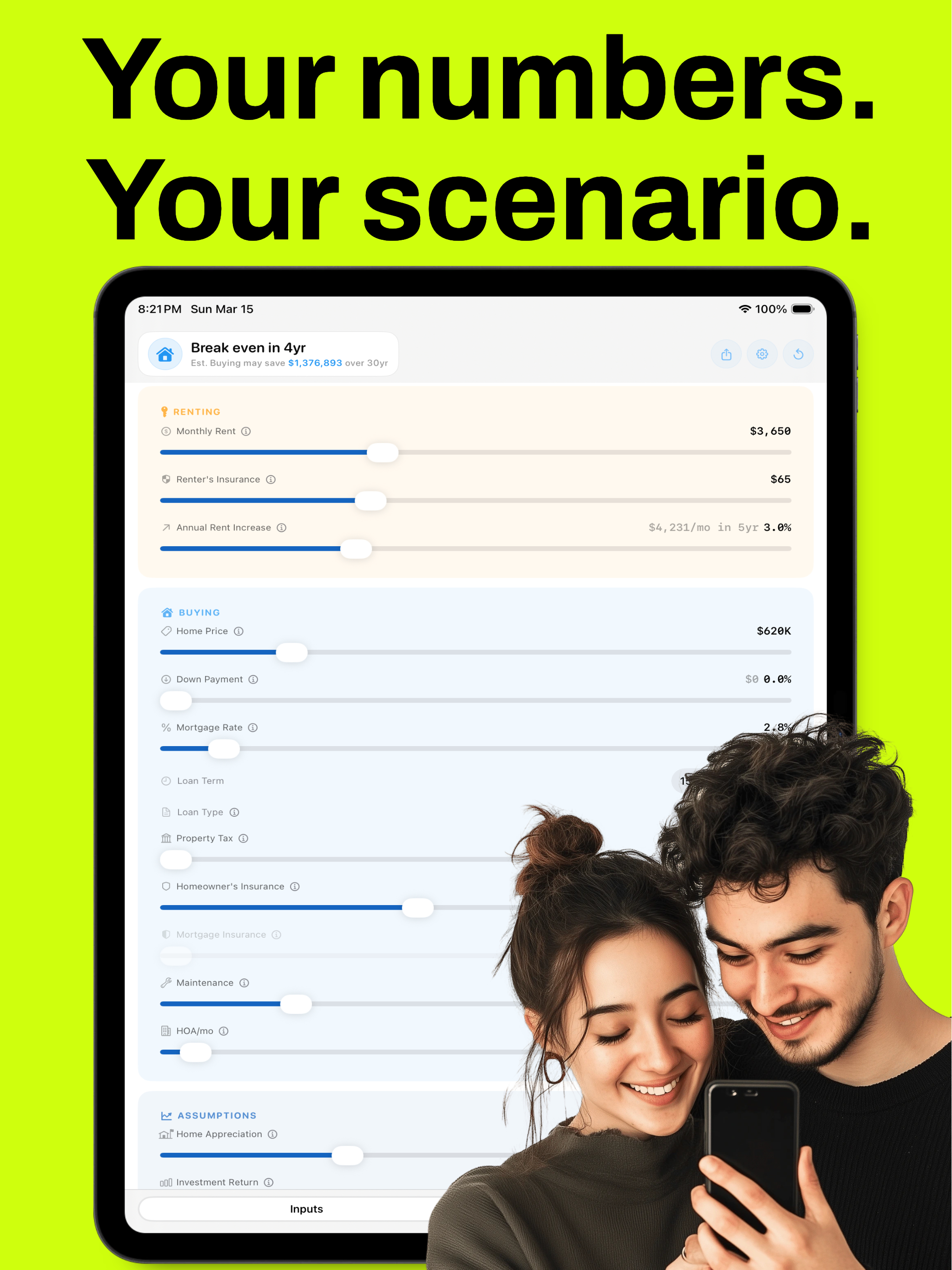 Roby: Rent vs. Buy Calculator