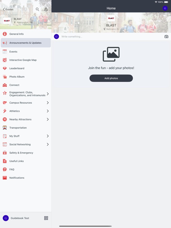 W&J BLAST app screenshot