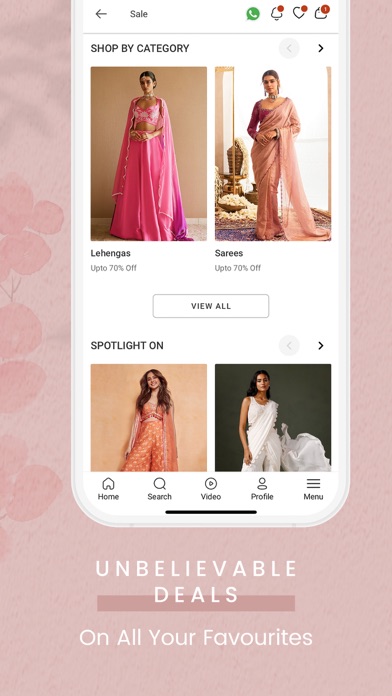 Aza Fashions Designer Clothing Screenshot
