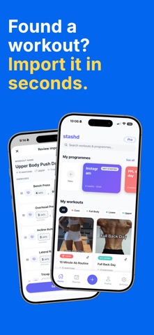 Stashd - Workout Manager Screenshot 1 of 7