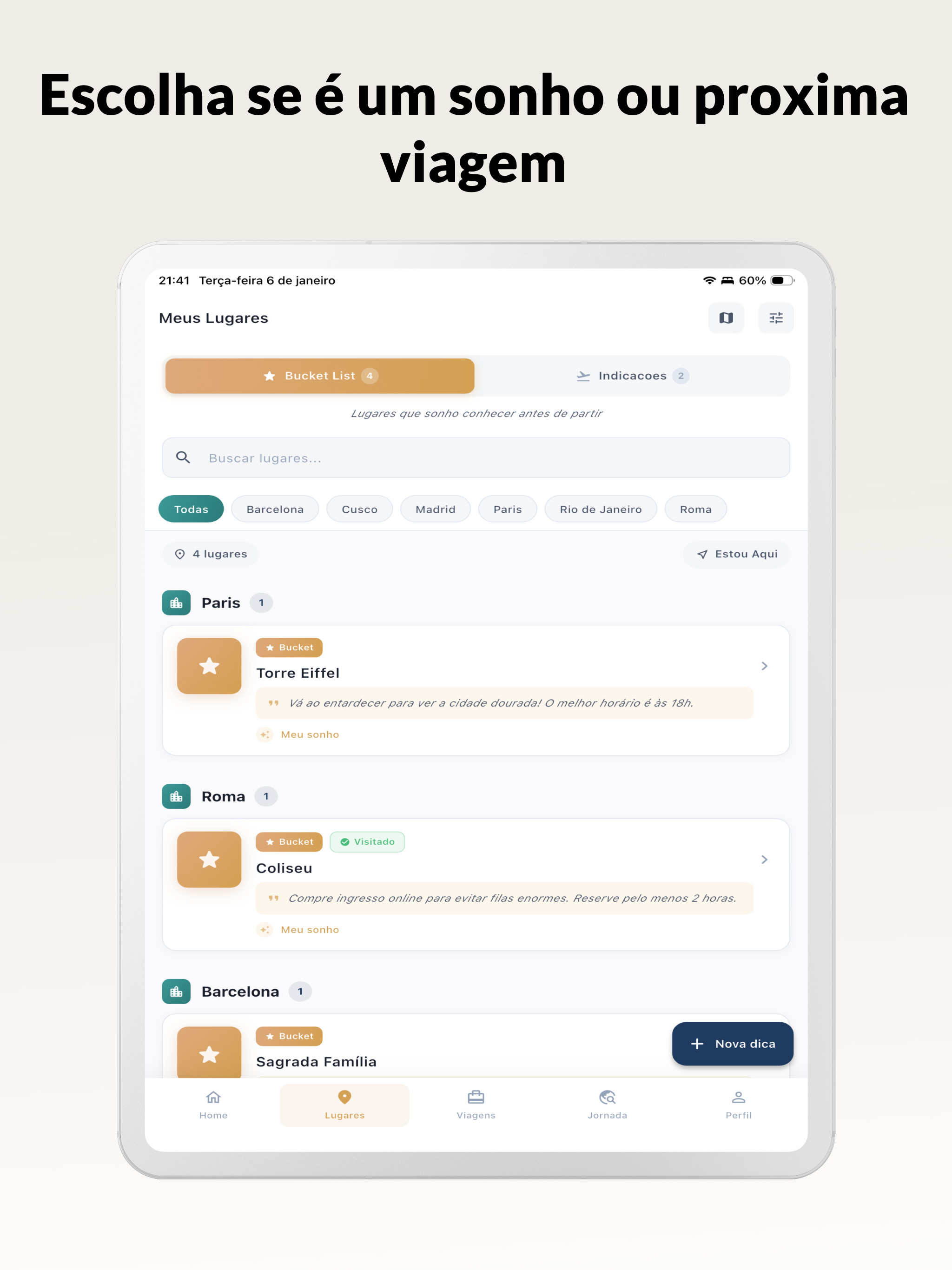 GoBora! Viagens, Sonhos e Dica screenshot 7