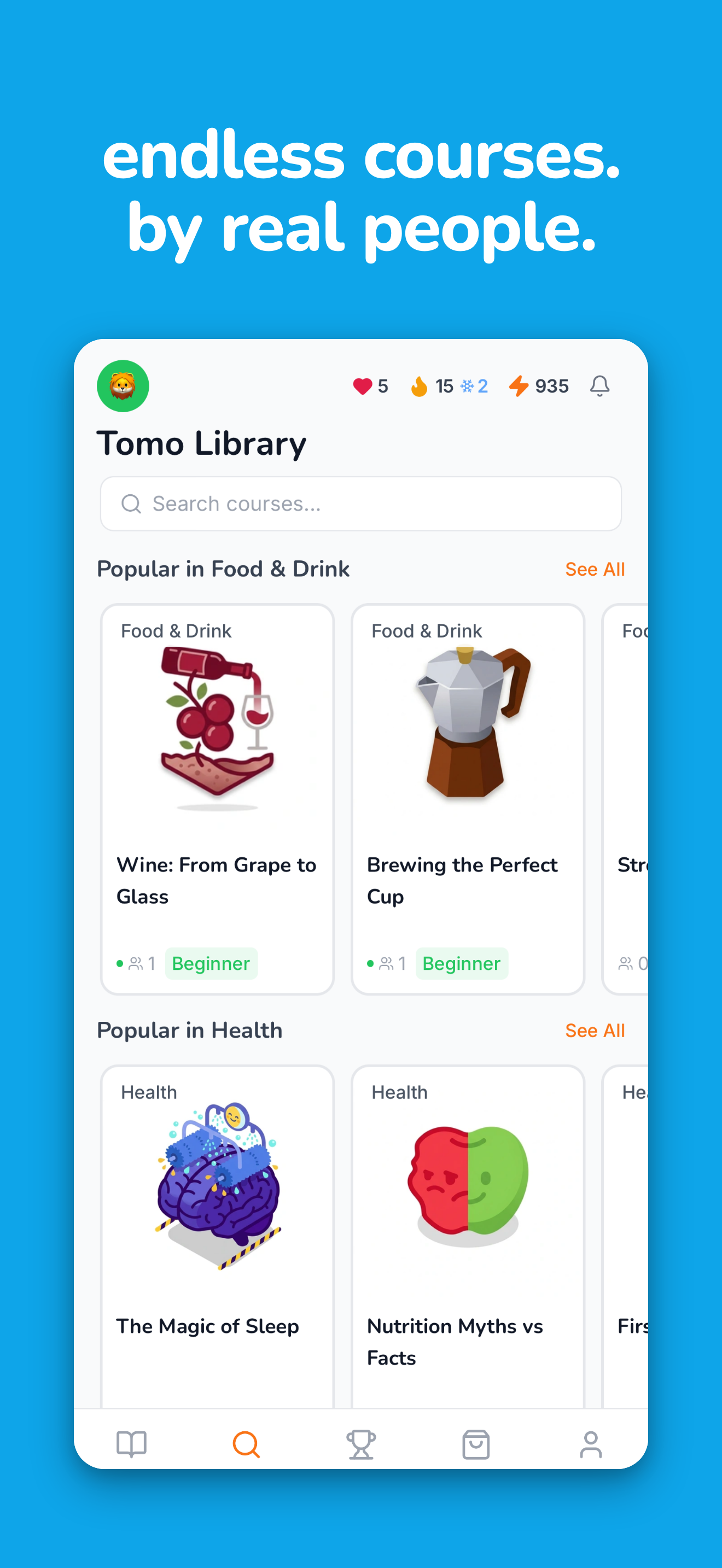 Tomo - Feed your curiosity
