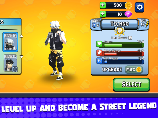 City Fighter vs Street Gang iPad app afbeelding 6