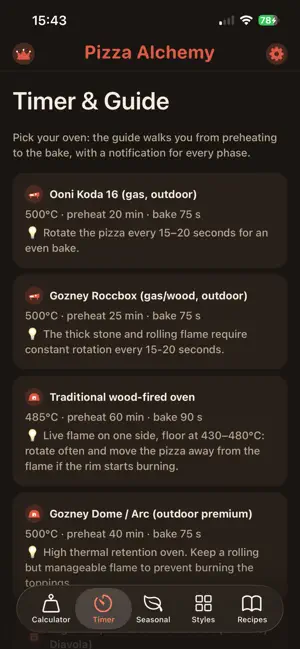 Pizza Alchemy Dough Calculator screenshot 3