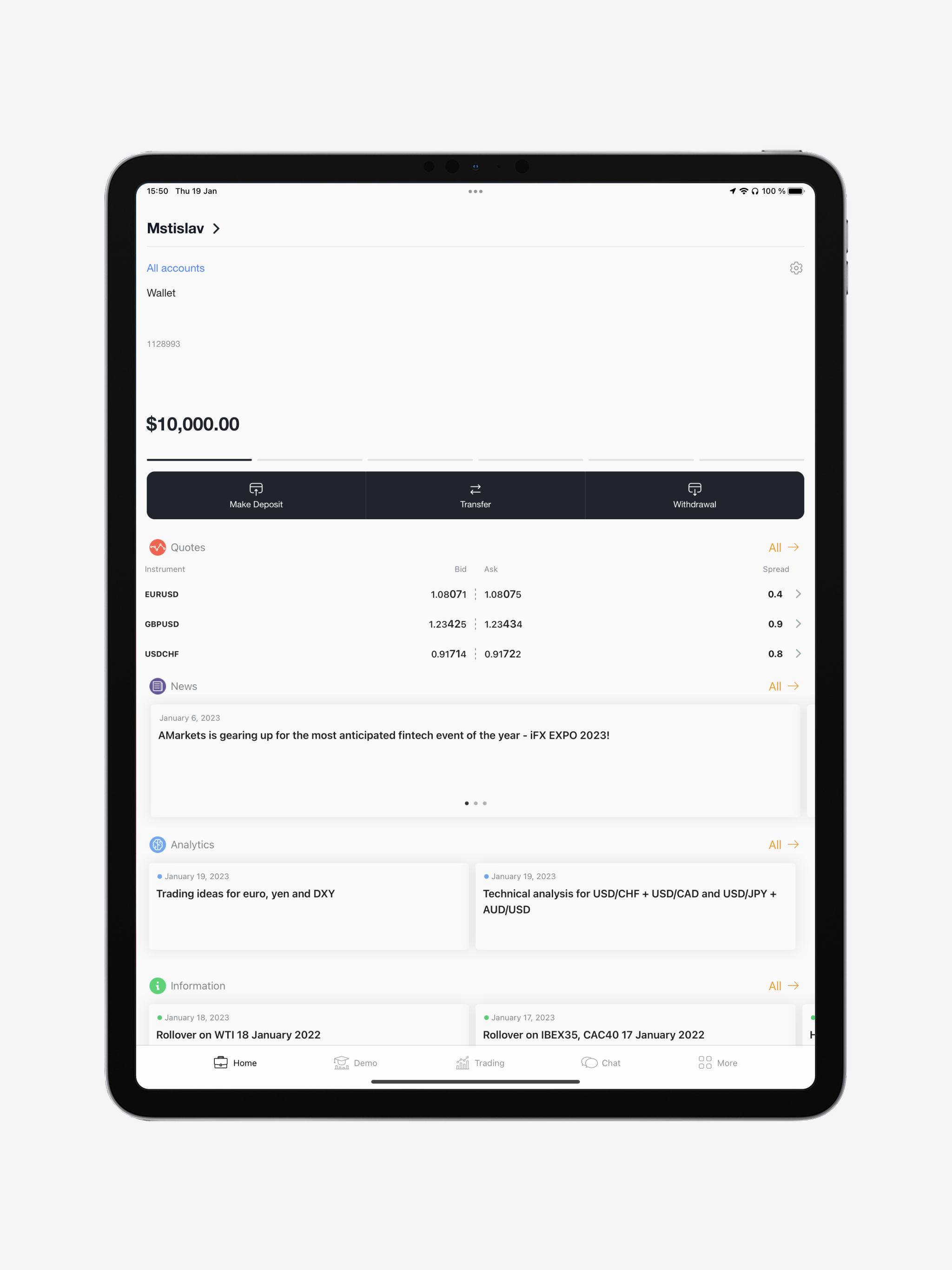 AMarkets: Finance & Trading screenshot 7