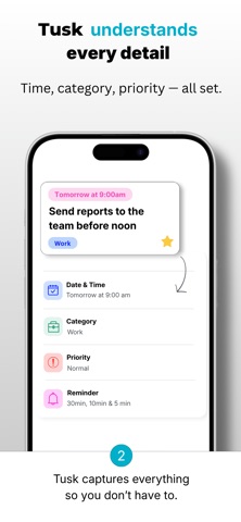 Tusk — Voice To-Do List Screenshot 2 of 5