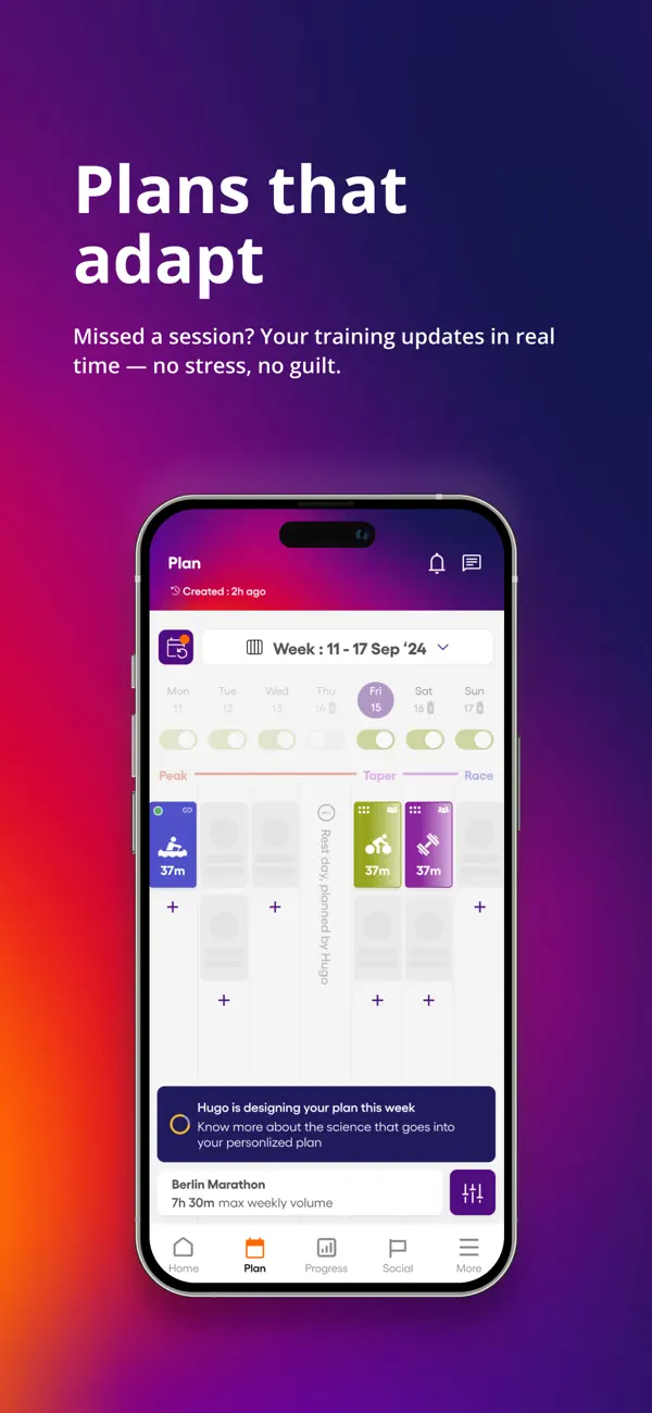 Screenshot #2 pour Humango: AI Training Planner
