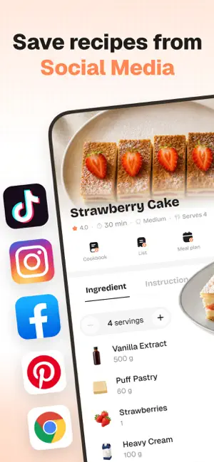 Recipe Organizer - Recigen screenshot 1