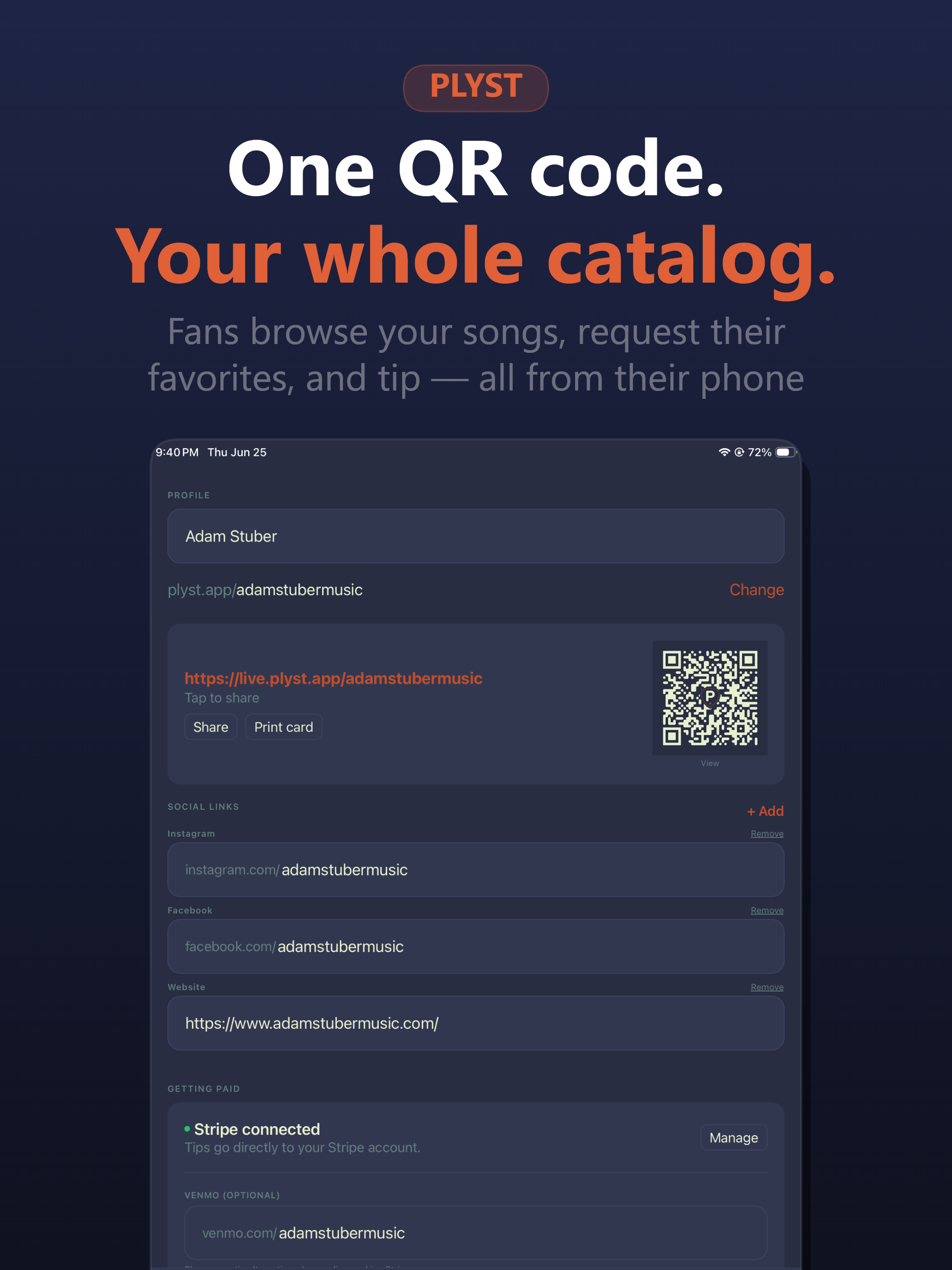 Plyst — Live Requests & Tips screenshot 7