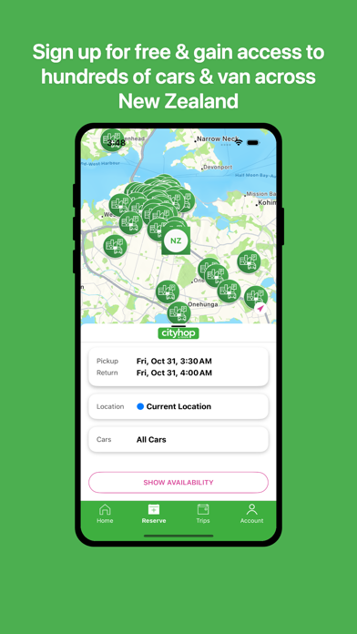 Cityhop iPhone screenshot 1 - Travel app