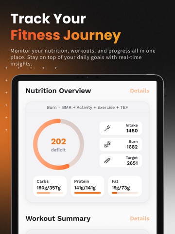 UltraFit360: AI Fitness Coach iPad screenshot