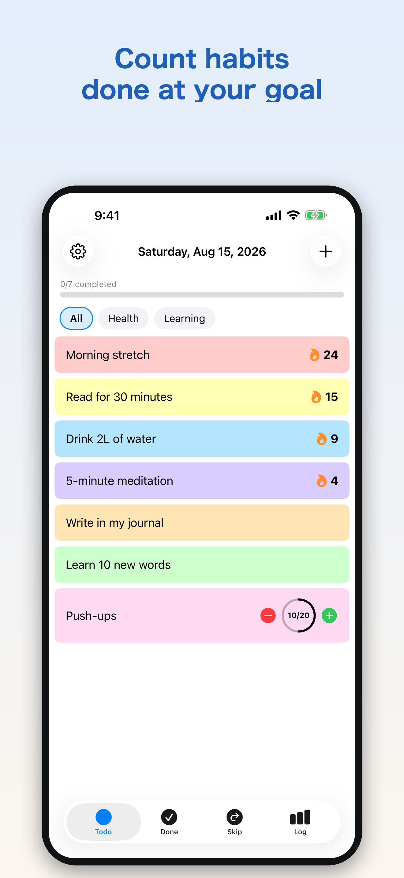 Habiting: Habit Tracker screenshot 3