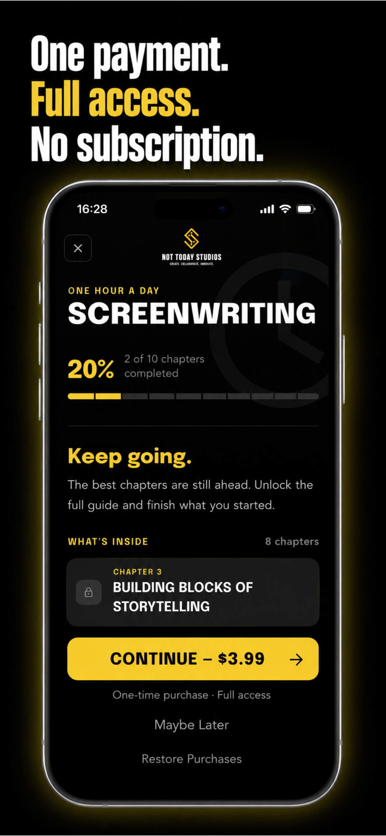 Screenwriting: One Hour A Day screenshot 2