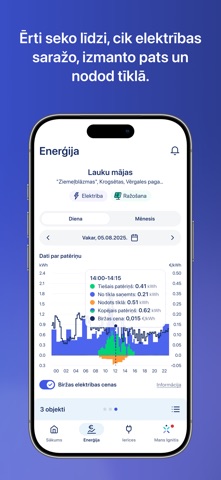 Ignitis Latvija iPhone screenshot