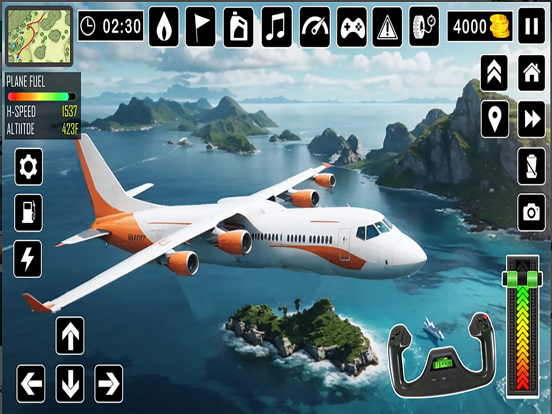 Crazy Pilot Flying Airplanes iPad screenshot 1 - Games app