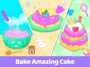 Cake Maker Kids Cooking Games iPad screenshot