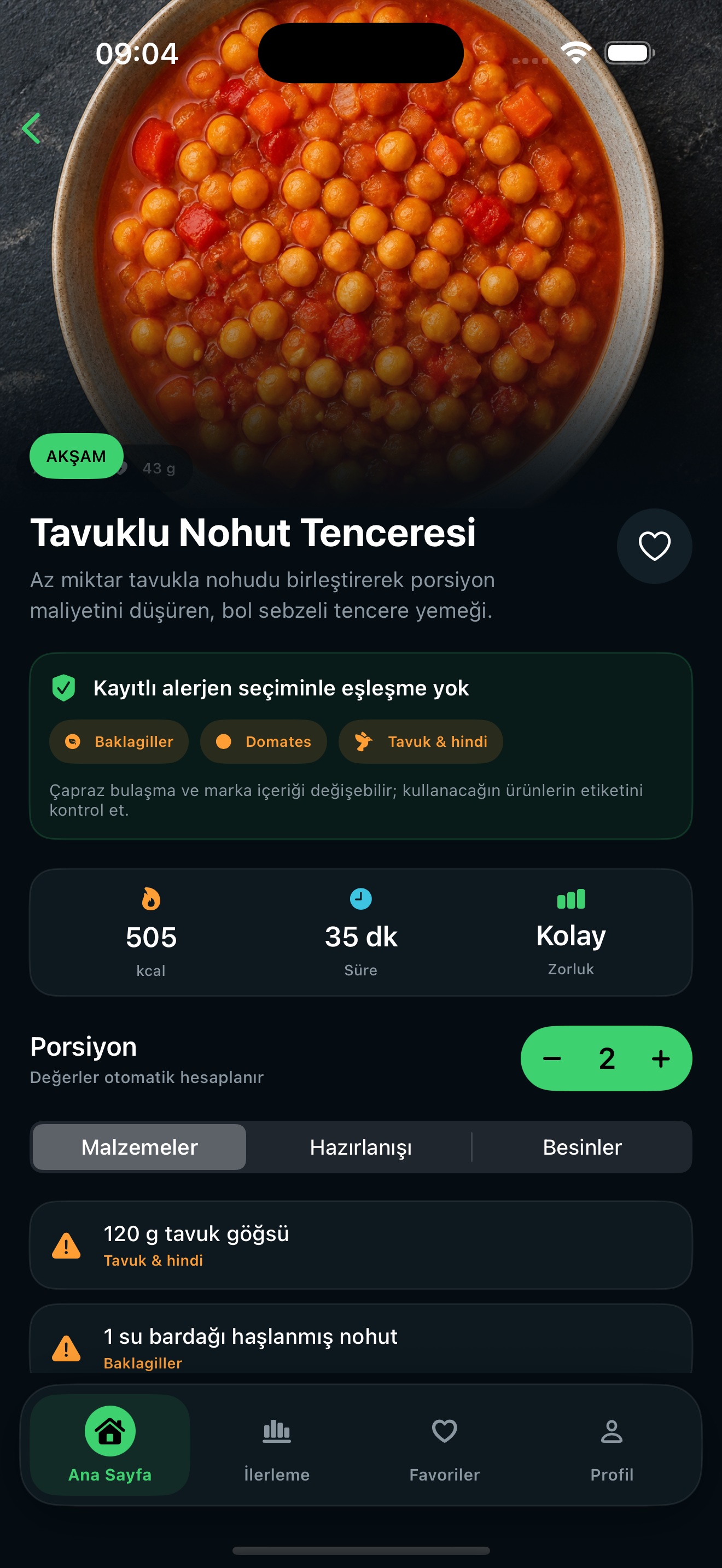 DuoFit: Fit Mutfak & Antrenman screenshot 4