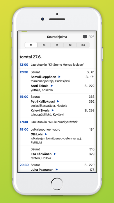 Kesäseurat Screenshot